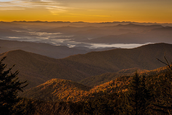 Smokey Mountains from Clingman's dome