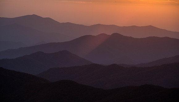 Smokey Mountains from Clingman's dome